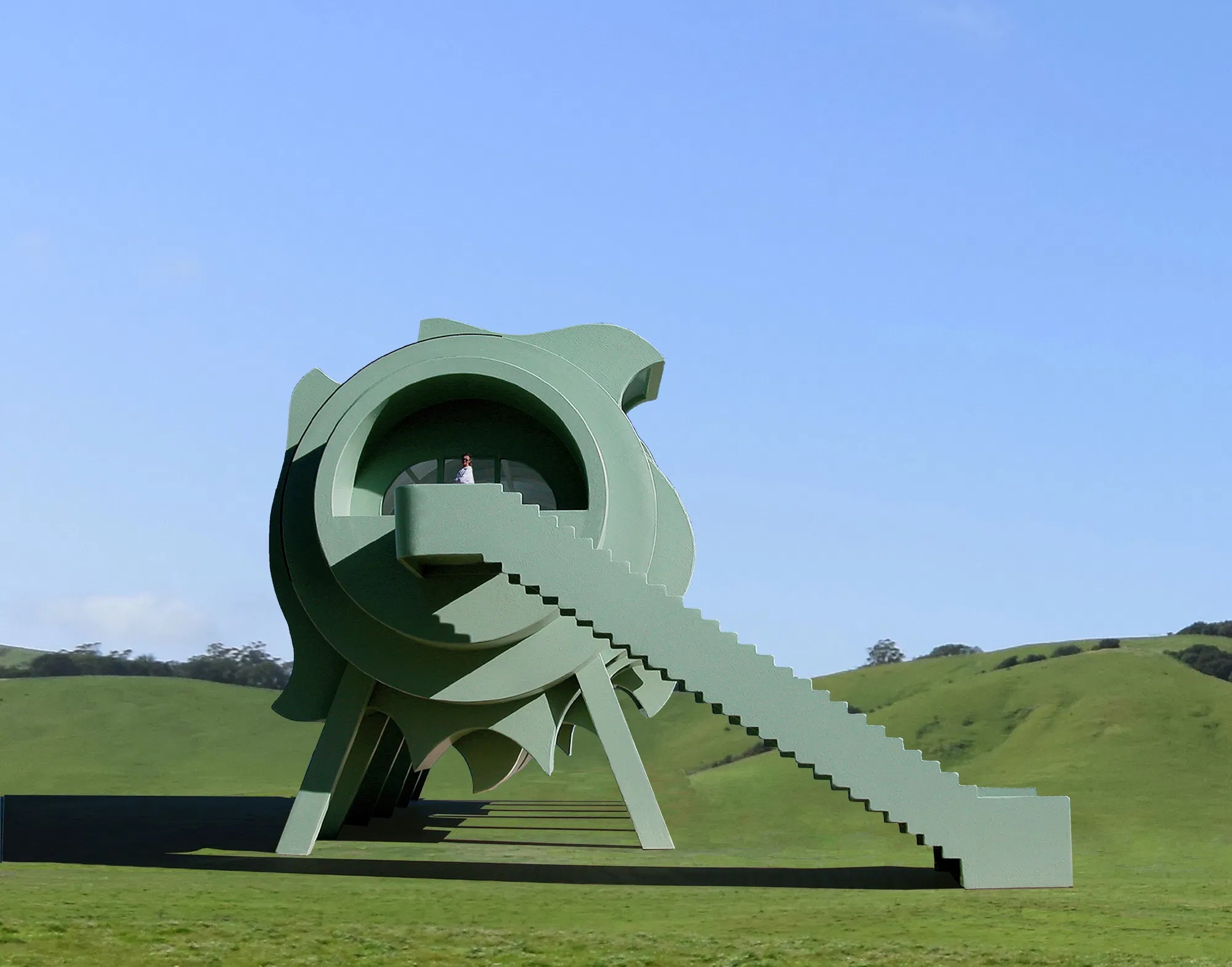 The Interactive Segmented House of the Future. © Michael Jantzen