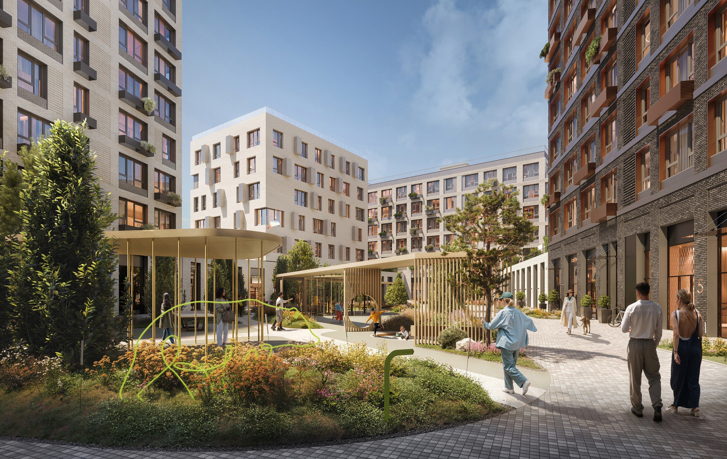 Проект «Мыс». © Генпро, Бюро Александра Леонова, MR Group