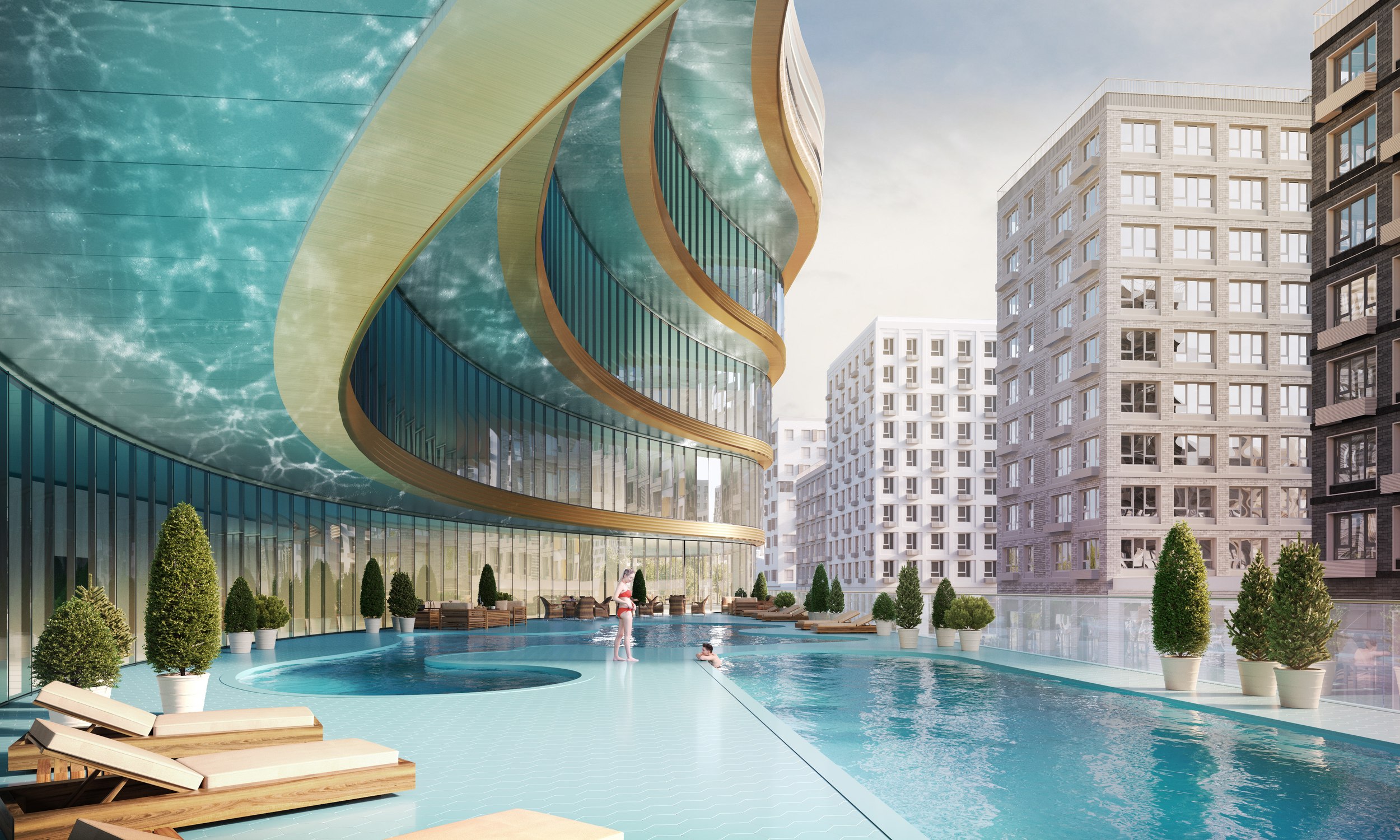 Проект «Мыс». © Генпро, Бюро Александра Леонова, MR Group