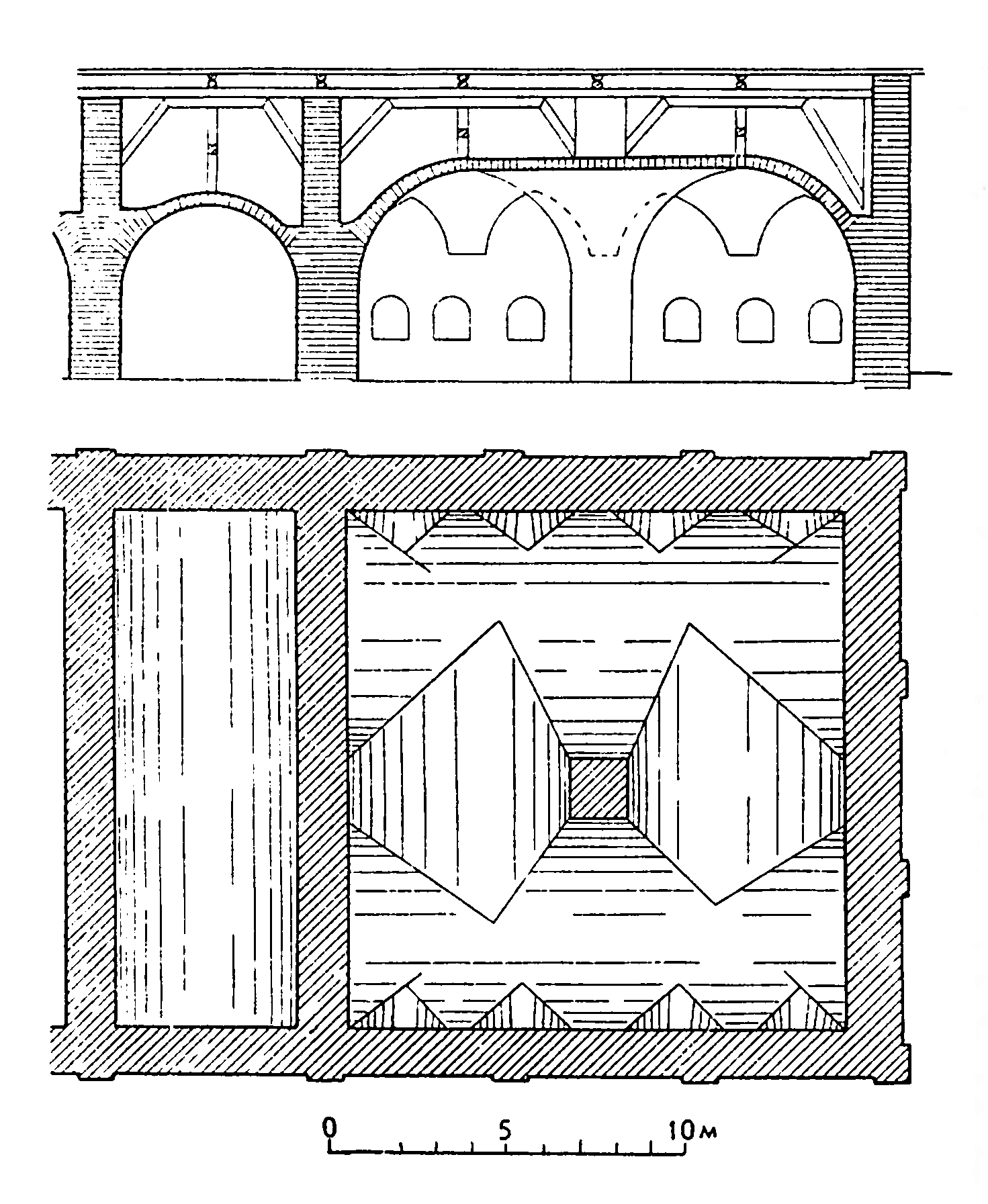 28. Кириллов-Белозерский монастырь. Больничная палата, конец XVI в.