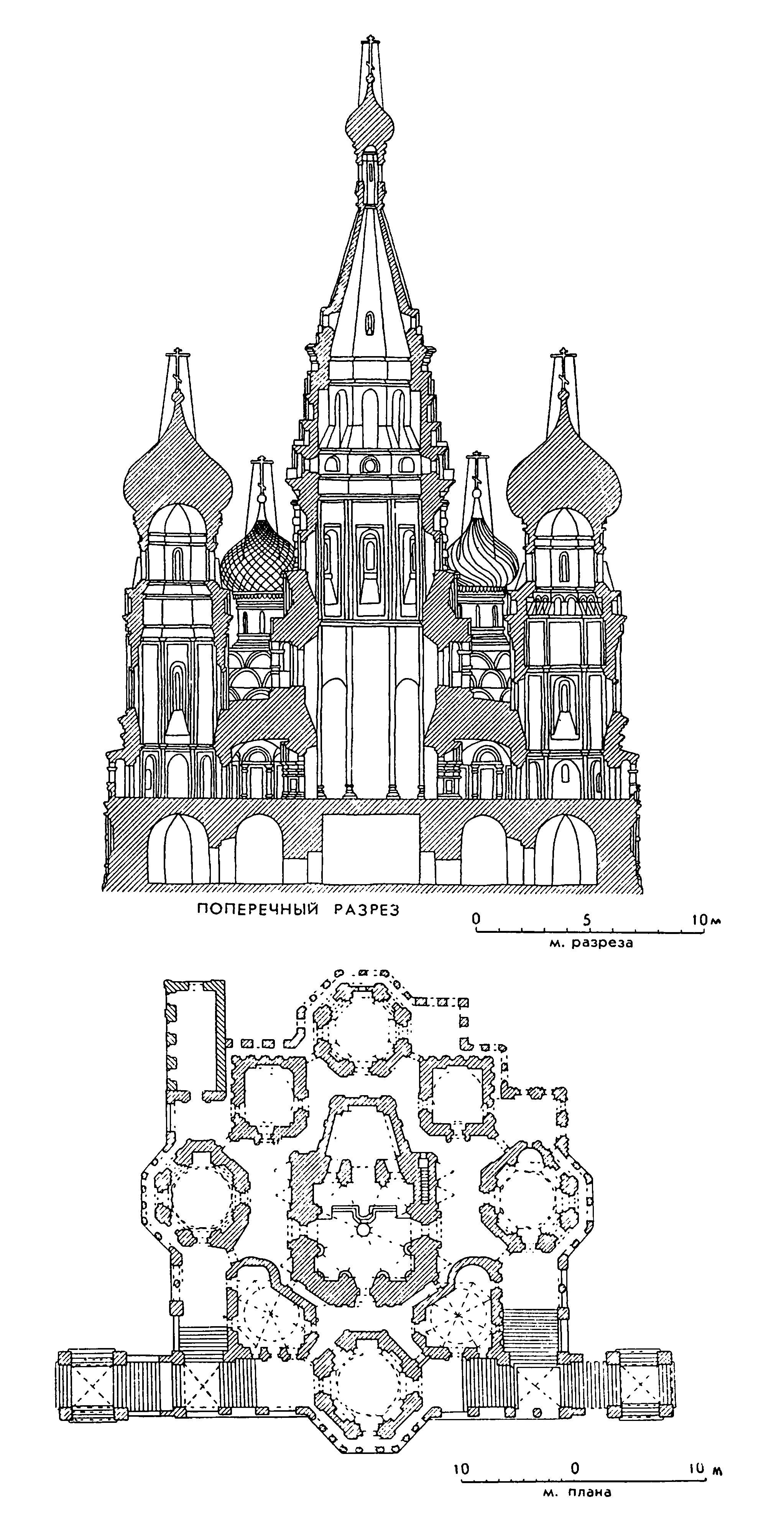 51. Москва. Покровский собор на Рву (храм Василия Блаженного), 1555—1560 гг., зодчие Барма и Посник