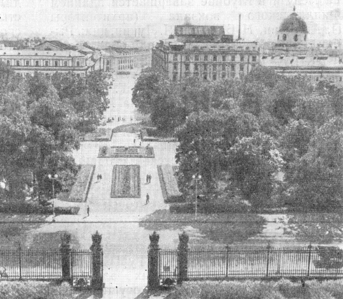 8. Ленинград. Реконструкция площади Искусств. Архитекторы Н. Баранов, Е. Катонин, В. Кирхоглани