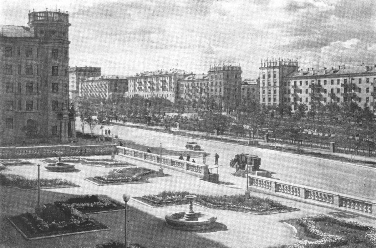 41. Магнитогорск. Проект планировки и застройки центральных кварталов. Архит. Ю. Киловатов