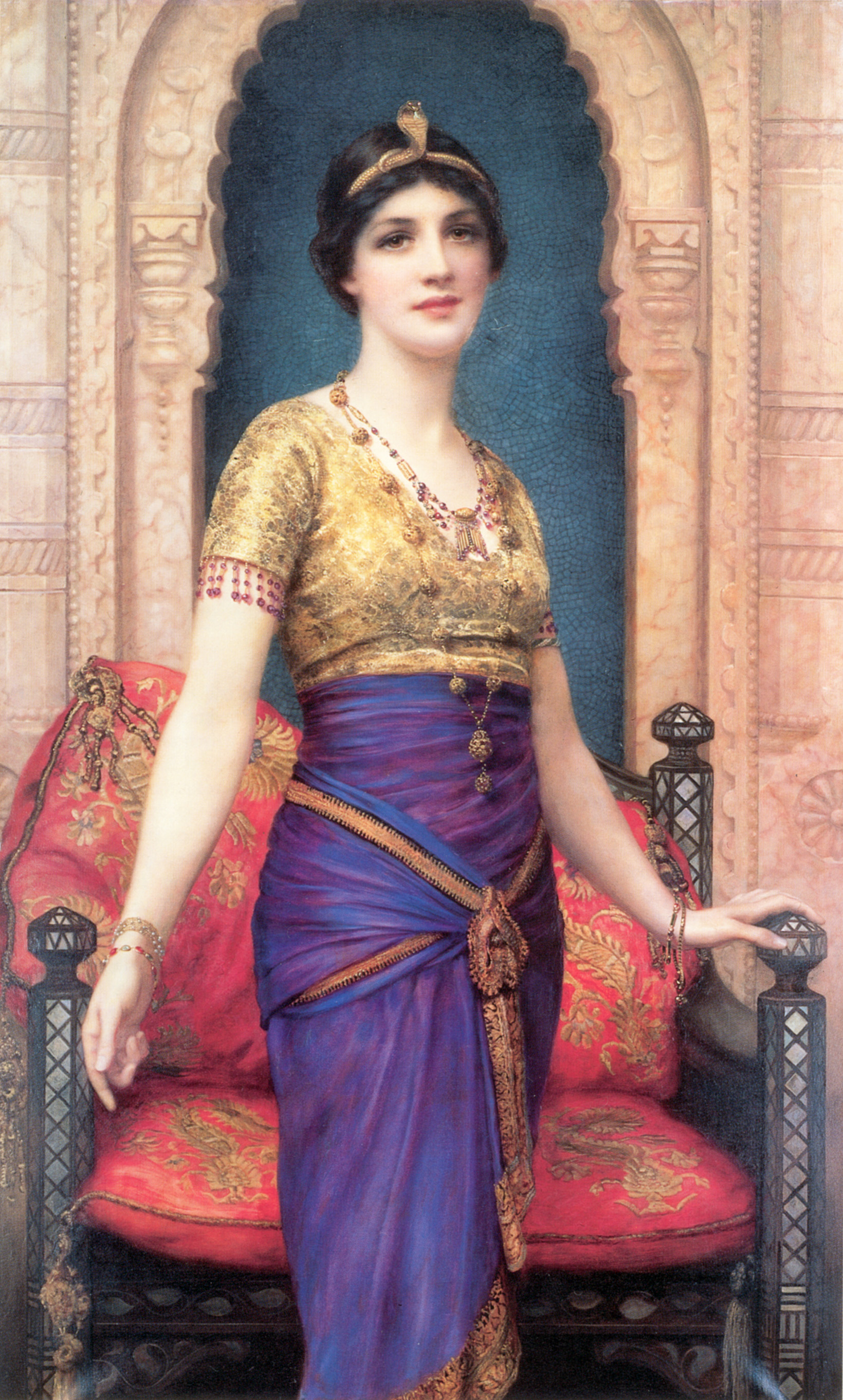 William Clarke Wontner. An Egyptian Beauty