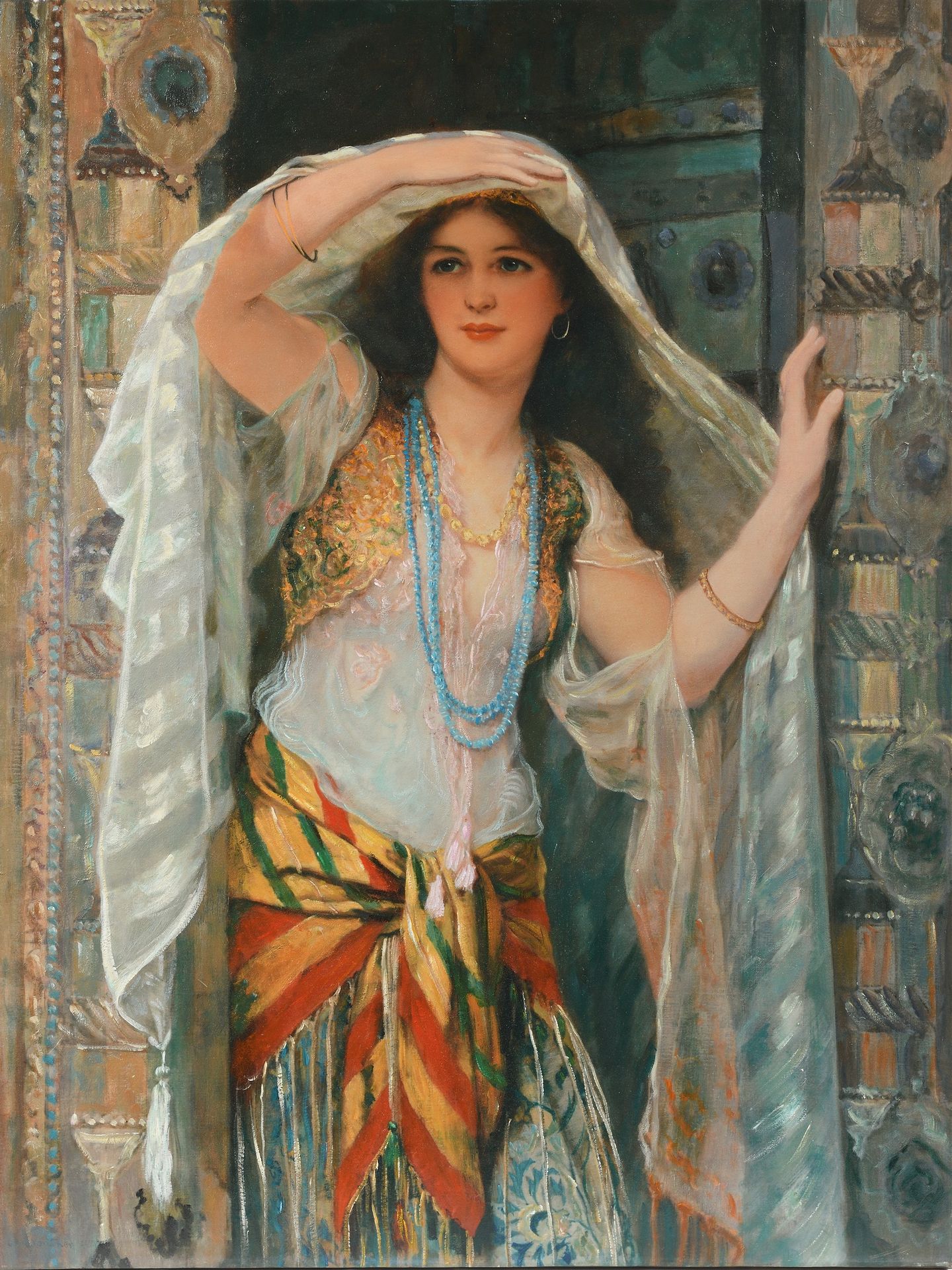 William Clarke Wontner. Lady of Baghdad. 1900. Oil on canvas