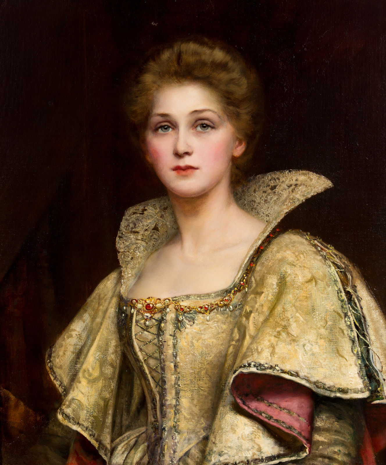 William Clarke Wontner. Portrait of Amy Robsart, 1900