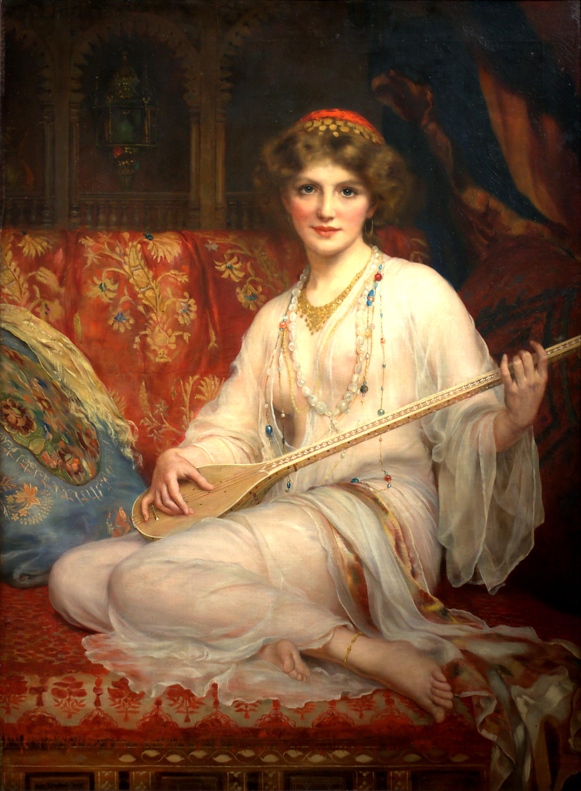 William Clarke Wontner. The Odalisque. 1903. Oil on canvas