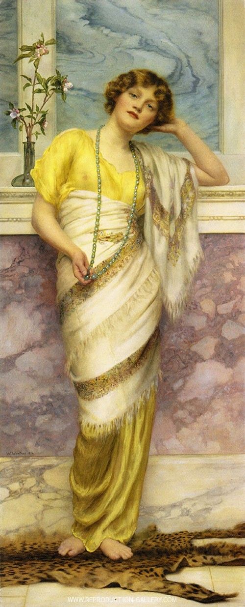 William Clarke Wontner. The Turquoise Necklace. 1914