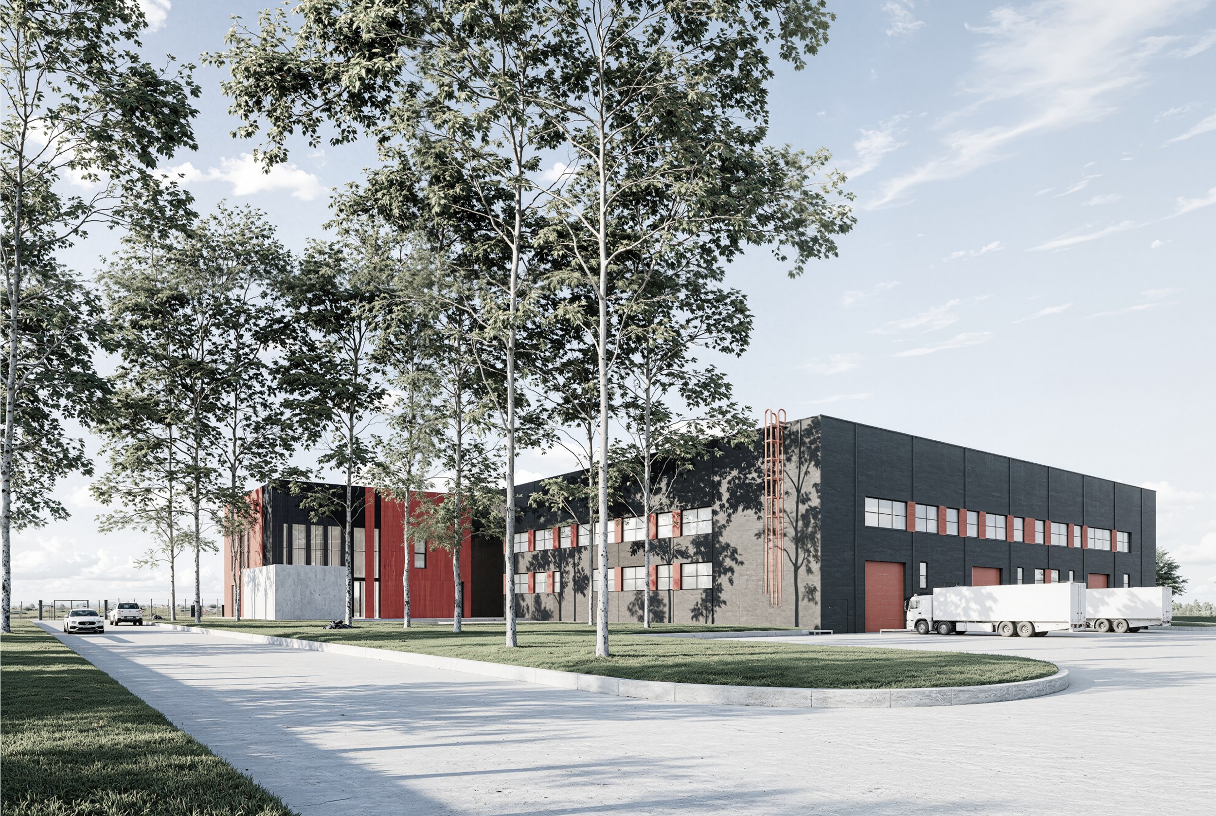 Завод по производству звукового оборудования, Сергиево-Посадский г.о., г. Краснозаводск. © ОРКА ПРОЕКТ