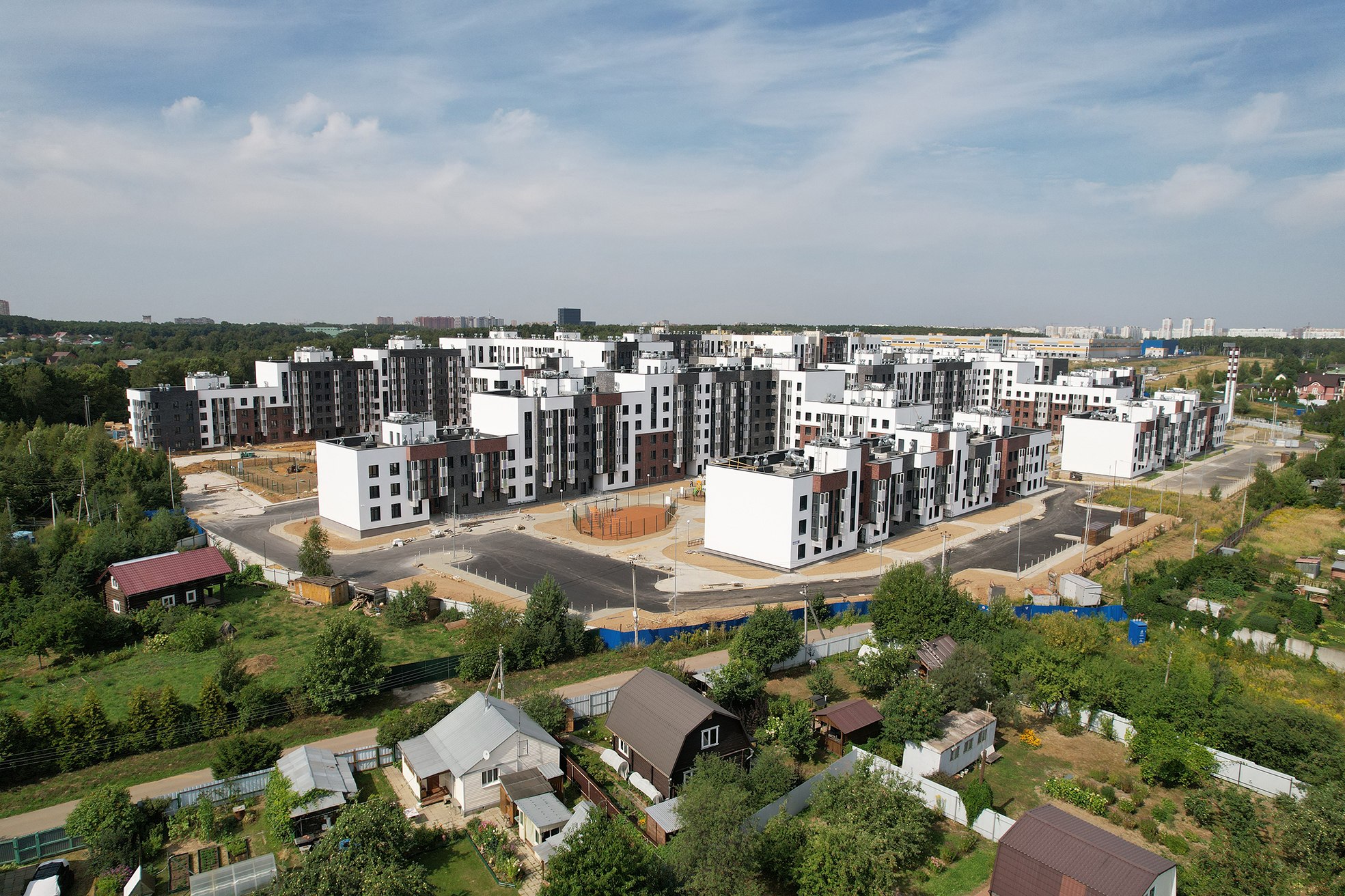 Жилая среднеэтажная застройка, 1-я очередь строительства, г.о. Подольск. © ЛАБВА ПРО