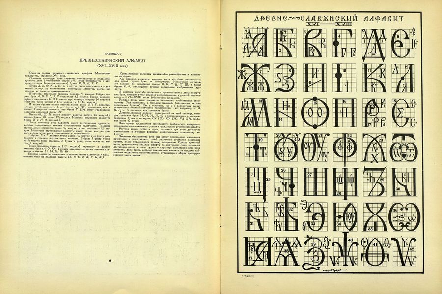 Построение шрифтов / Я. Г. Чернихов, Н. А. Соболев. — Москва : Искусство, 1958