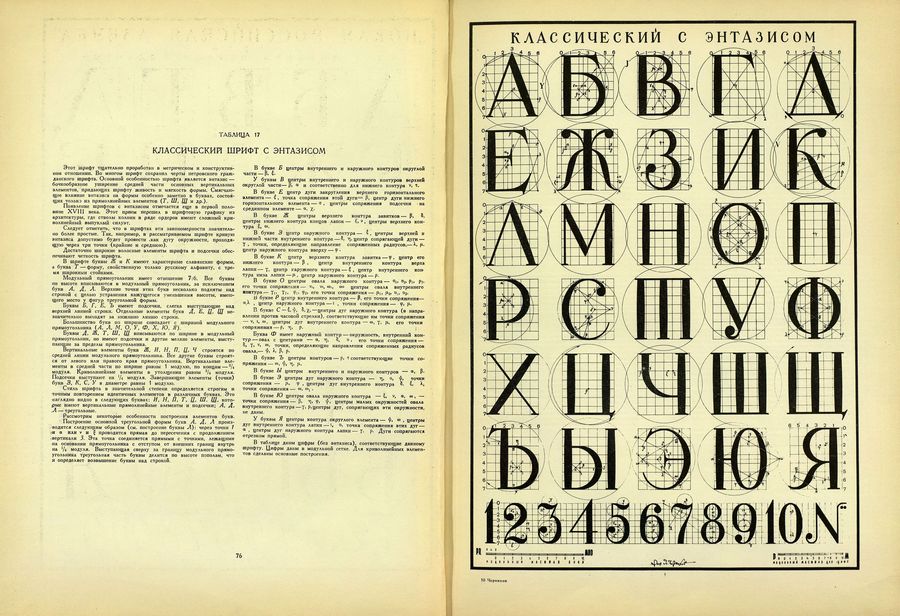 Построение шрифтов / Я. Г. Чернихов, Н. А. Соболев. — Москва : Искусство, 1958