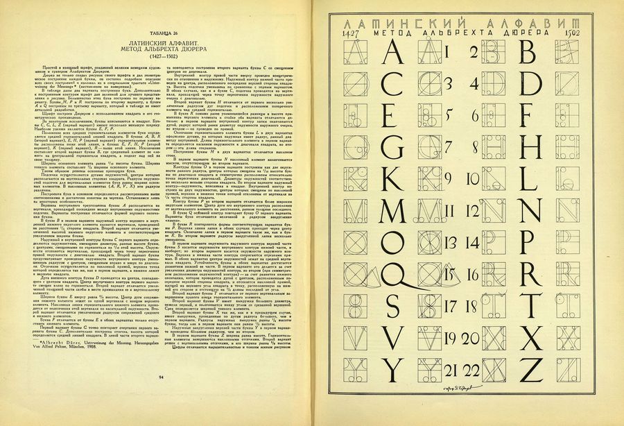 Построение шрифтов / Я. Г. Чернихов, Н. А. Соболев. — Москва : Искусство, 1958