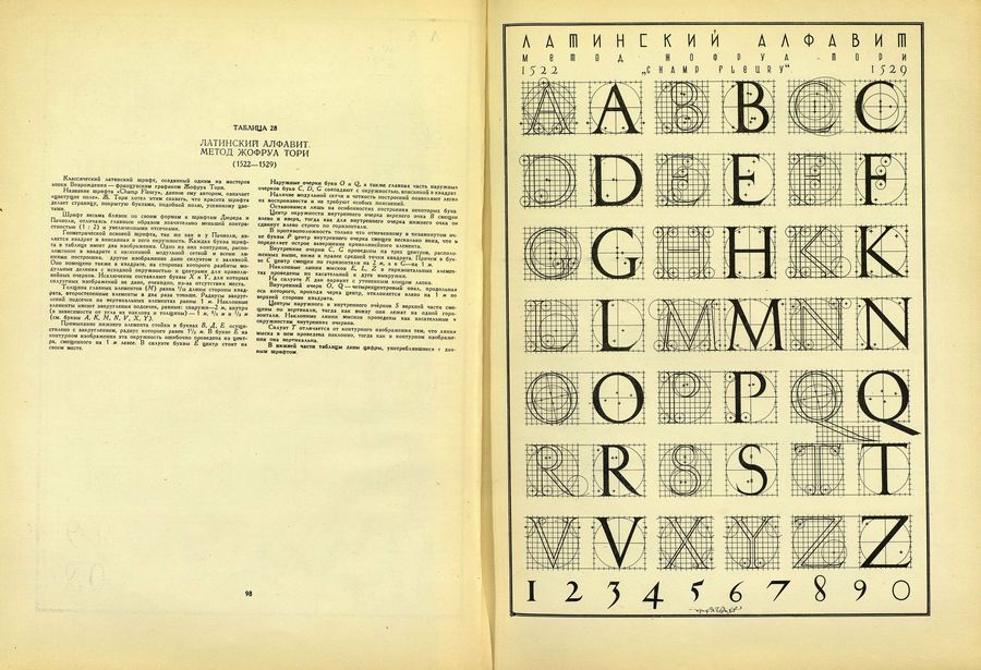 Построение шрифтов / Я. Г. Чернихов, Н. А. Соболев. — Москва : Искусство, 1958