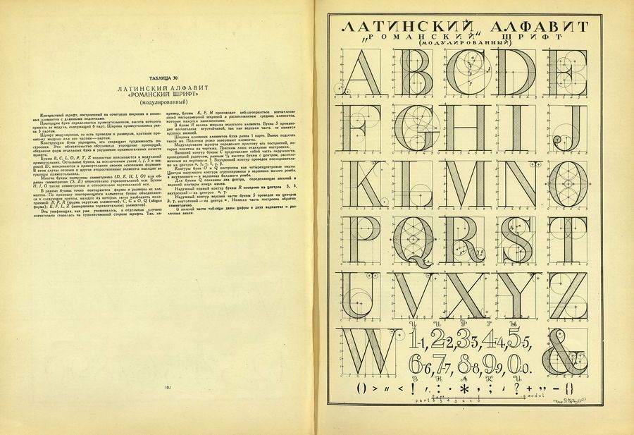 Построение шрифтов / Я. Г. Чернихов, Н. А. Соболев. — Москва : Искусство, 1958