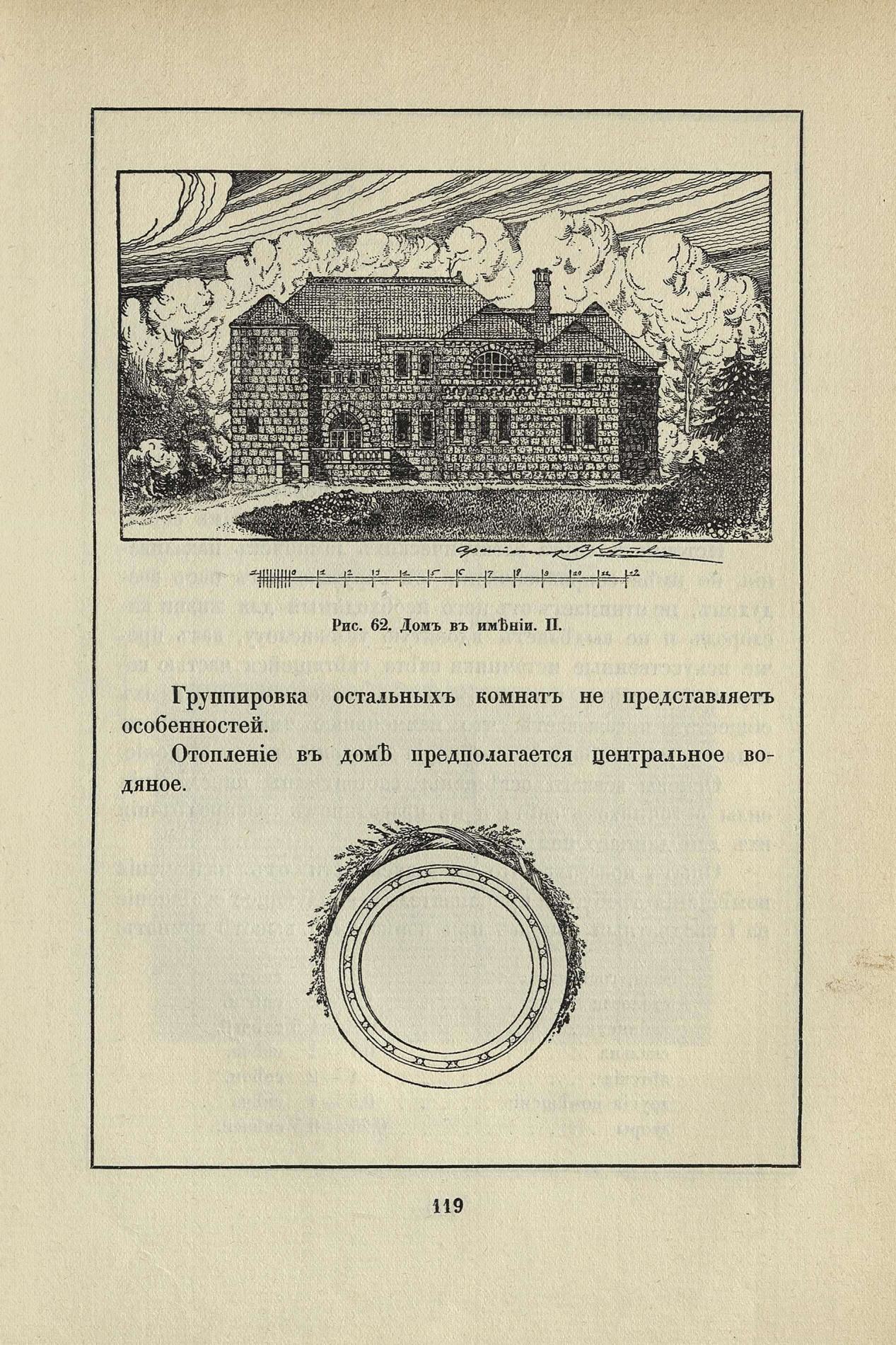 Особняки в городе и деревне / Художник архитектор В. С. Карпович