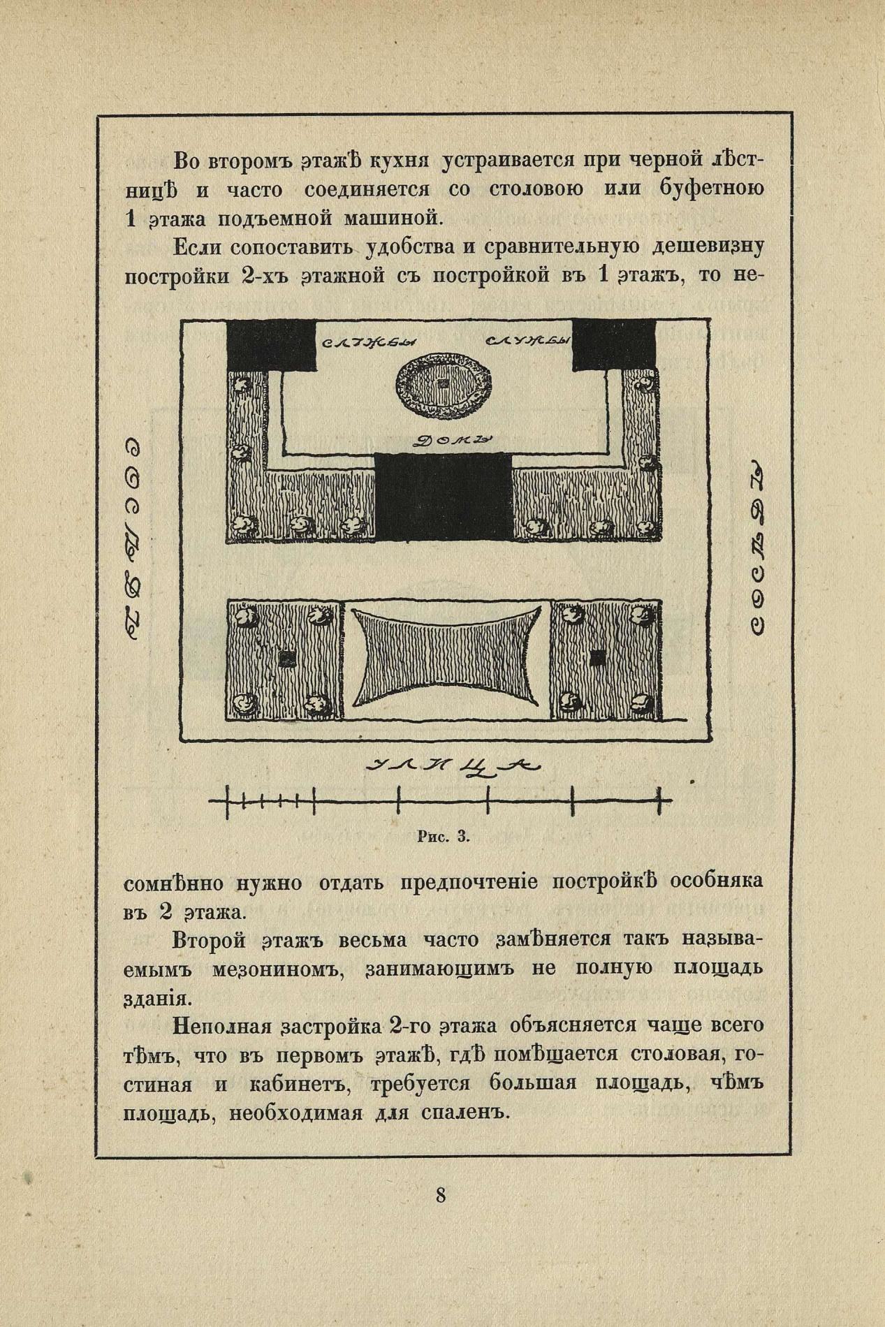 Особняки в городе и деревне / Художник архитектор В. С. Карпович