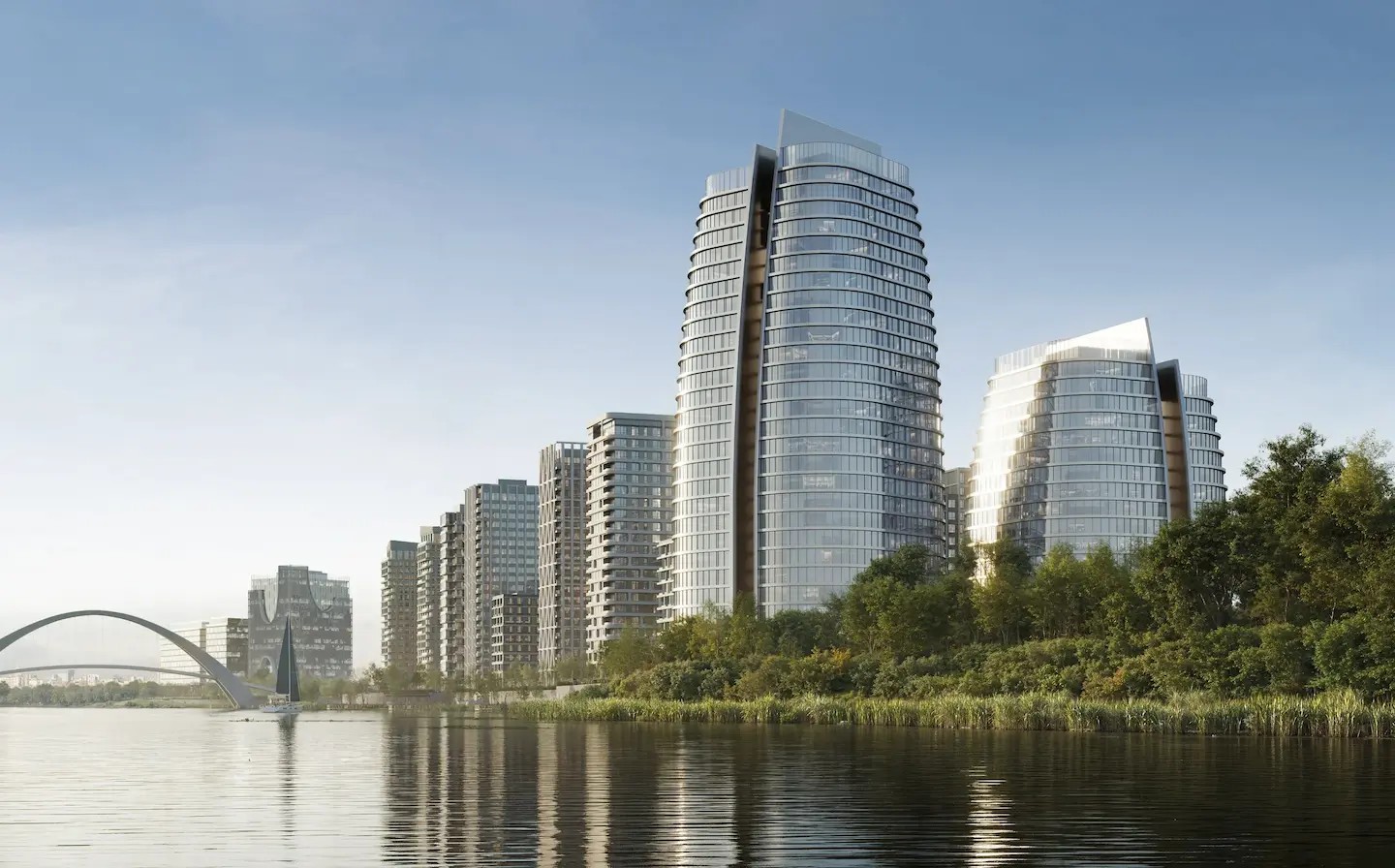 STONE Мнёвники 3 — премиальный бизнес-центр на первой линии Москвы-реки в 12 минутах ходьбы от метро «Терехово»