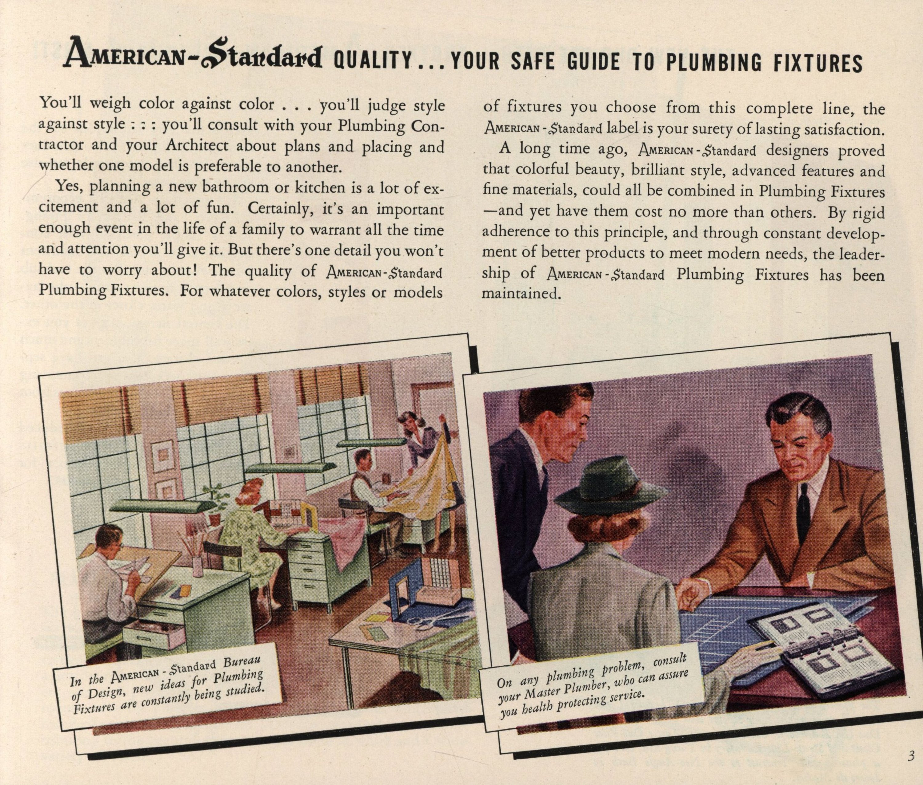 Plan Beauty for your home with American-Standard Plumbing Fixtures. — New York ; Pittsburgh : American Radiator & Standard Sanitary Corporation, 1945