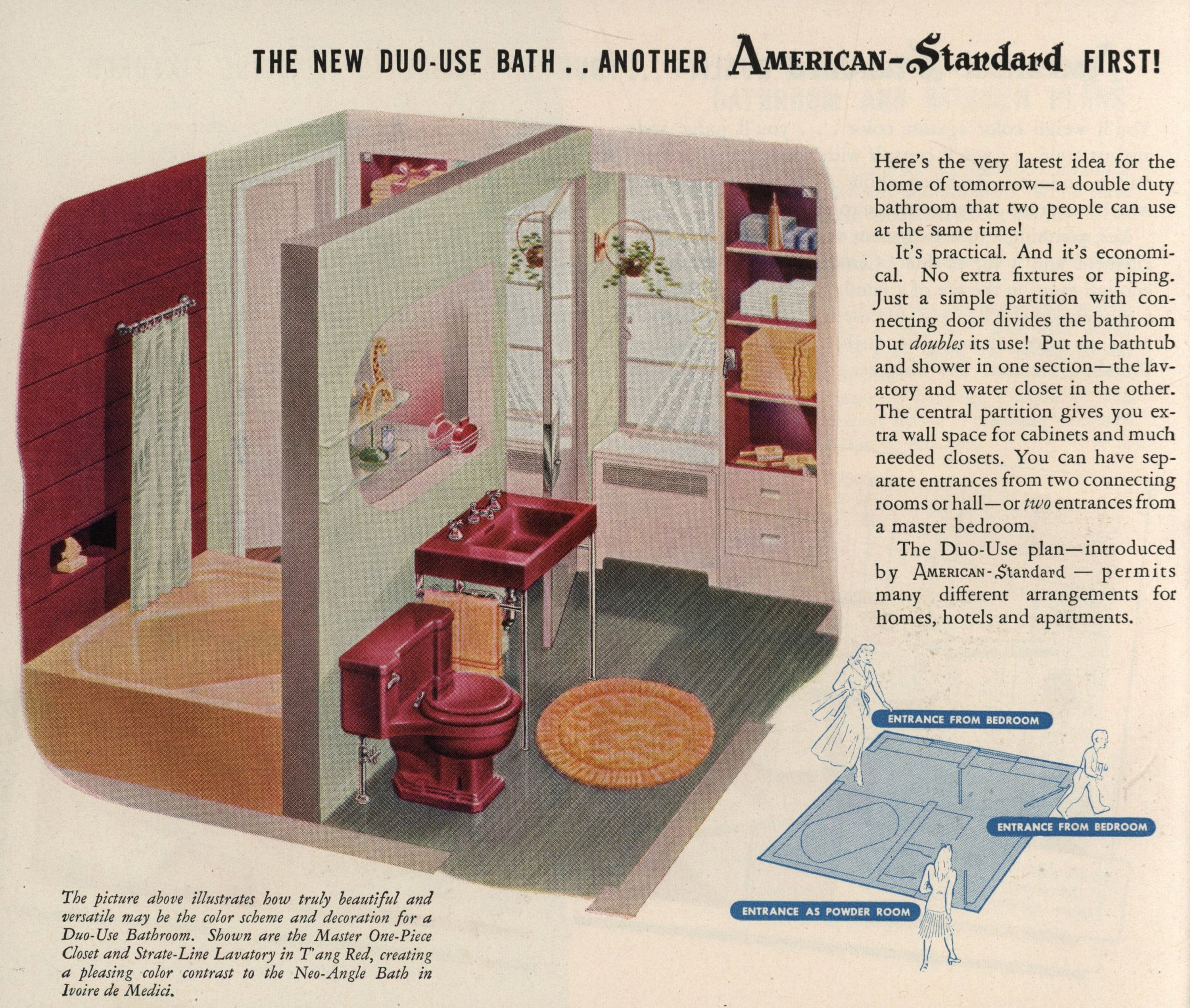 Plan Beauty for your home with American-Standard Plumbing Fixtures. — New York ; Pittsburgh : American Radiator & Standard Sanitary Corporation, 1945