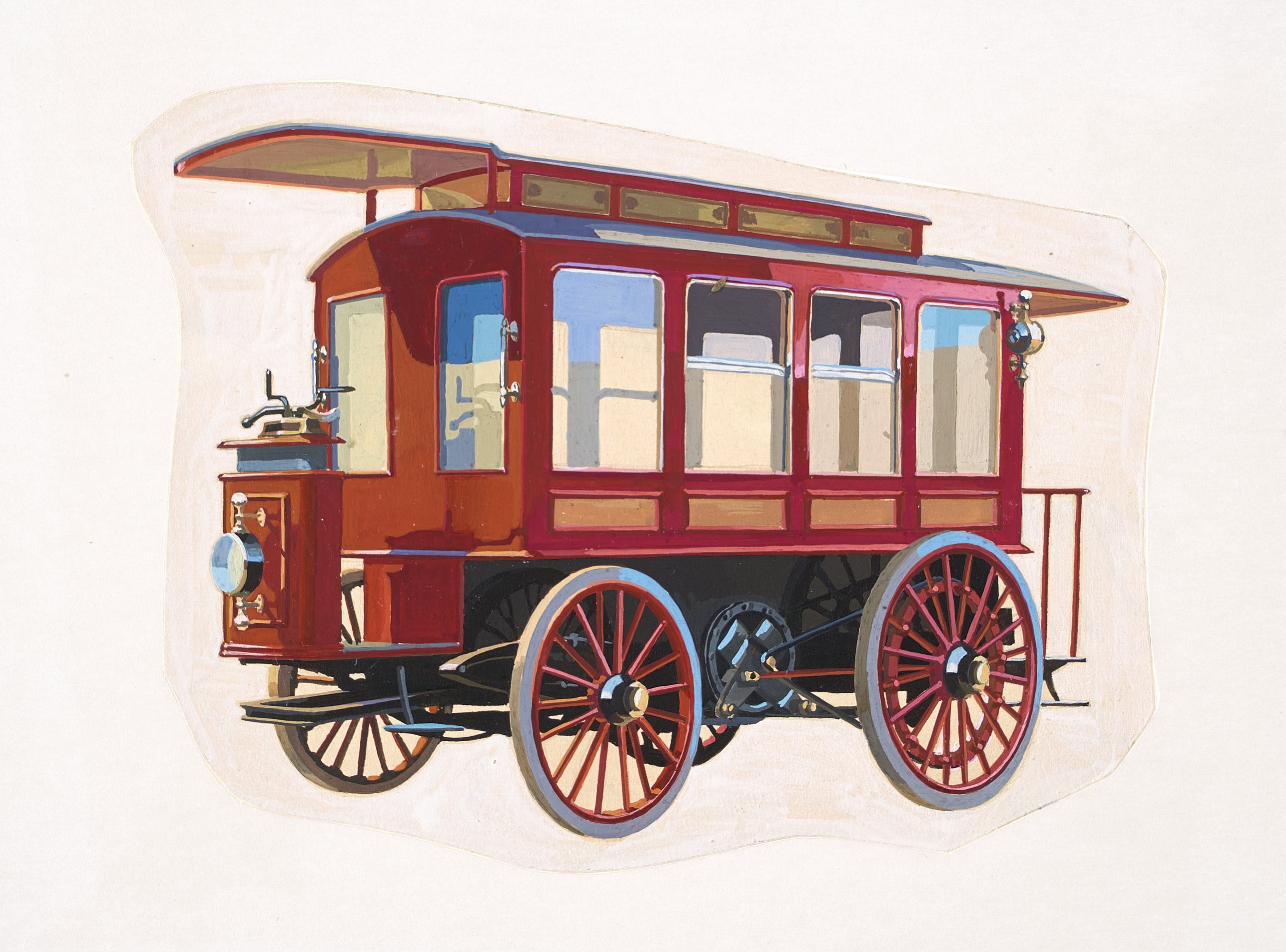 Омнибус Романова — первый отечественный электрический омнибус (предтеча автобуса), сконструированный в 1899 г. Лот 2