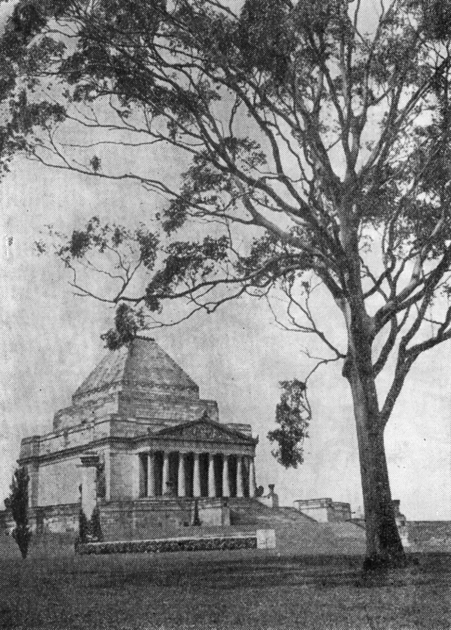 3. Мельбурн. Памятник участникам первой мировой войны, 1934 г.