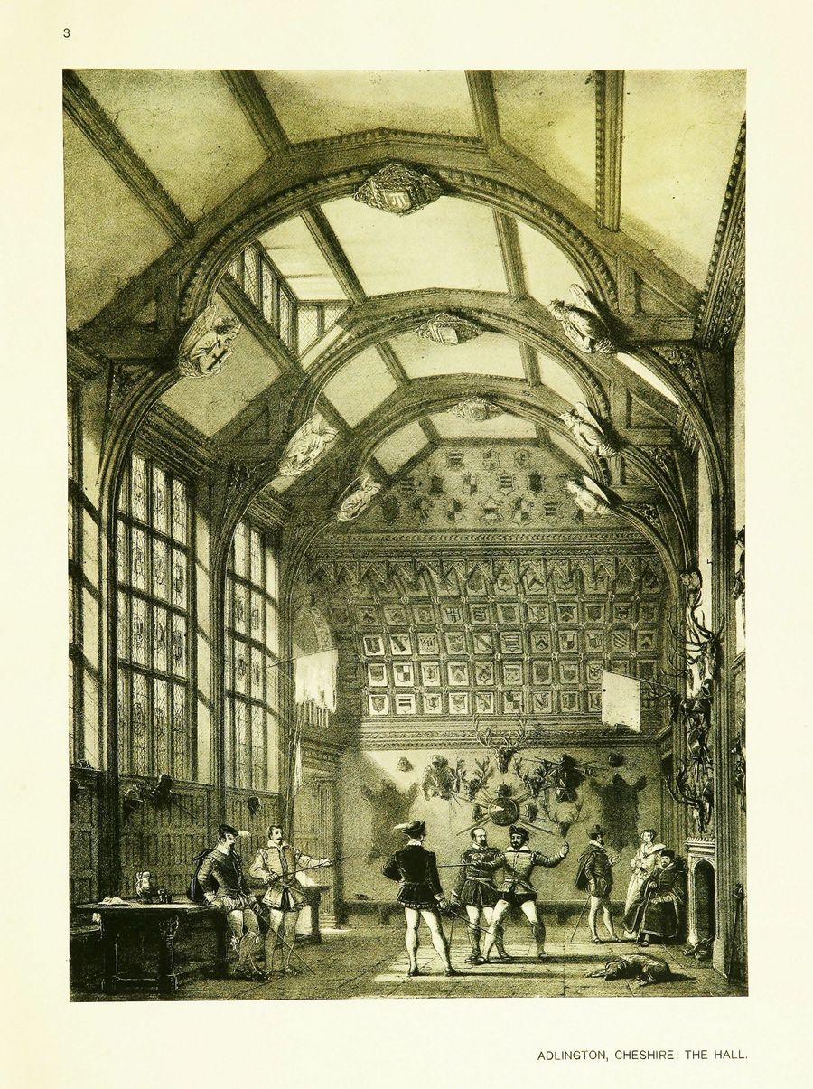 Joseph Nash. The mansions of England in the olden time : New Edition. — New York, 1912