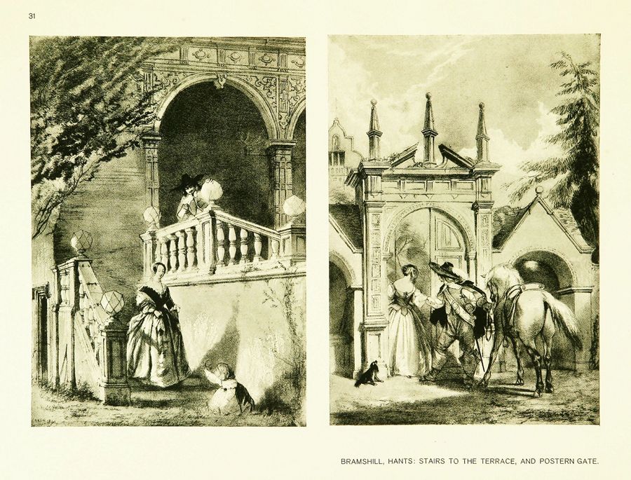 Joseph Nash. The mansions of England in the olden time : New Edition. — New York, 1912