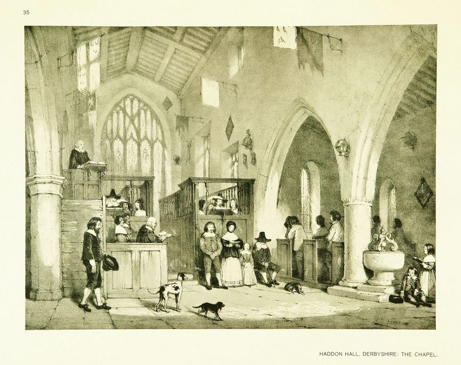 Joseph Nash. The mansions of England in the olden time : New Edition. — New York, 1912