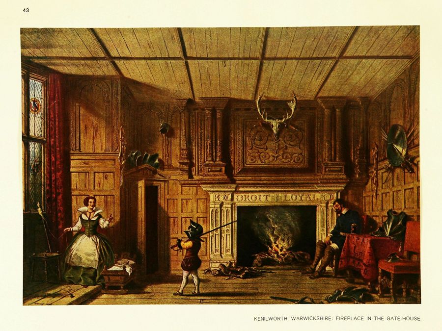 Joseph Nash. The mansions of England in the olden time : New Edition. — New York, 1912