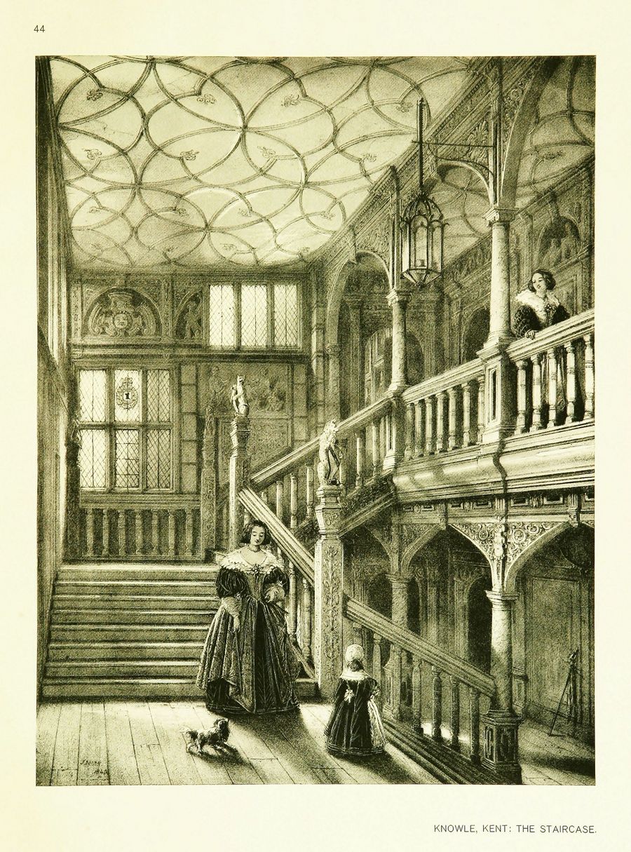 Joseph Nash. The mansions of England in the olden time : New Edition. — New York, 1912