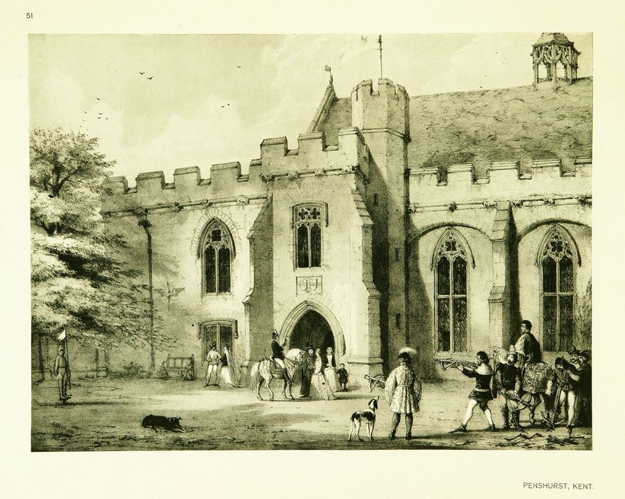 Joseph Nash. The mansions of England in the olden time : New Edition. — New York, 1912