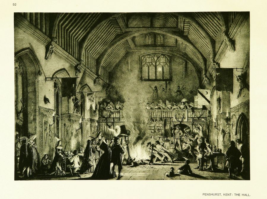 Joseph Nash. The mansions of England in the olden time : New Edition. — New York, 1912