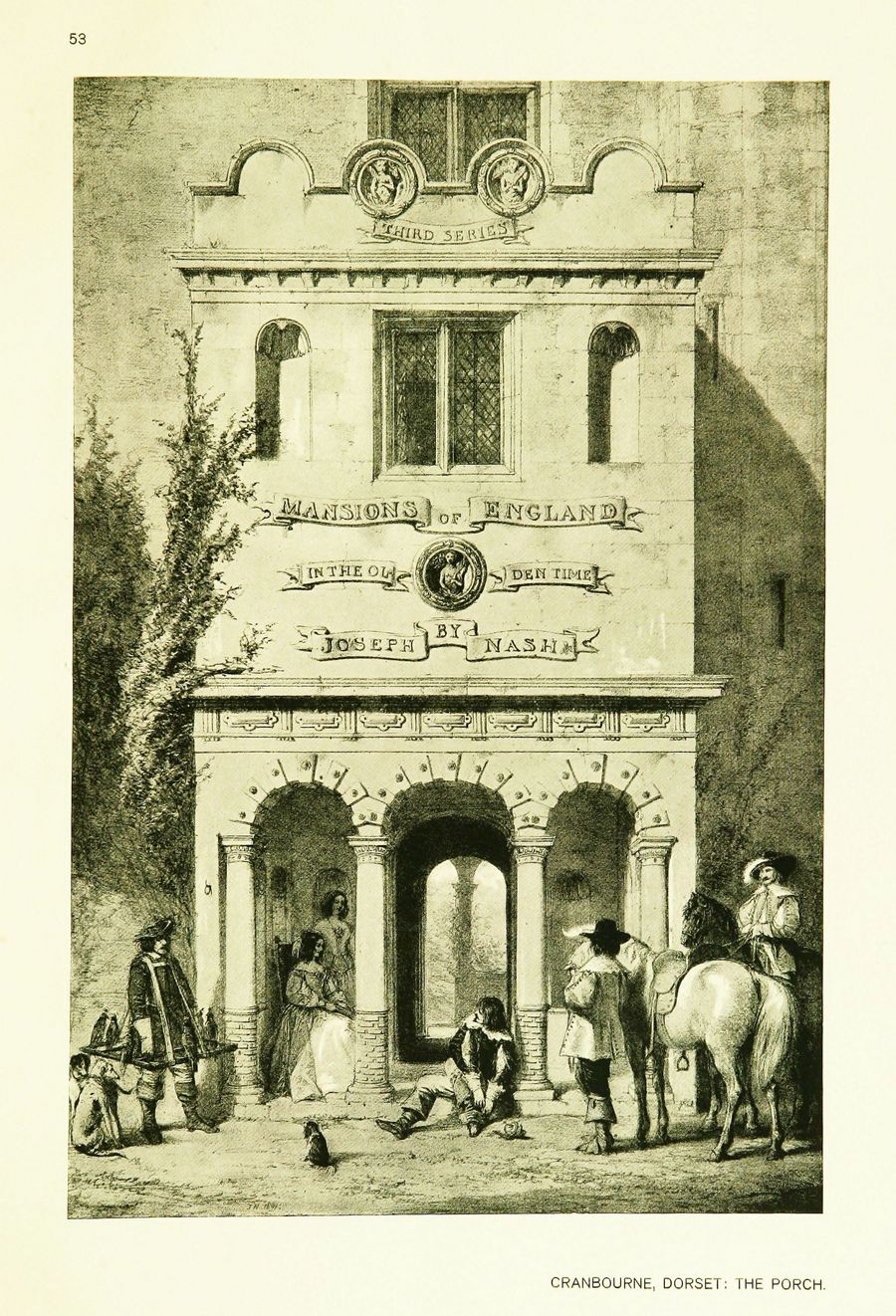 Joseph Nash. The mansions of England in the olden time : New Edition. — New York, 1912