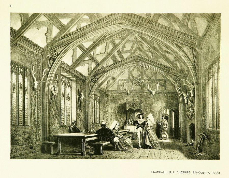 Joseph Nash. The mansions of England in the olden time : New Edition. — New York, 1912