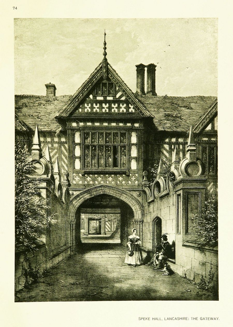 Joseph Nash. The mansions of England in the olden time : New Edition. — New York, 1912