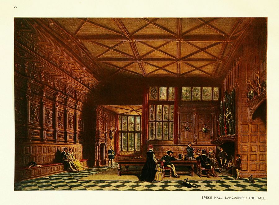 Joseph Nash. The mansions of England in the olden time : New Edition. — New York, 1912