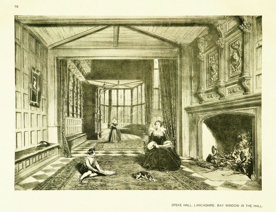 Joseph Nash. The mansions of England in the olden time : New Edition. — New York, 1912