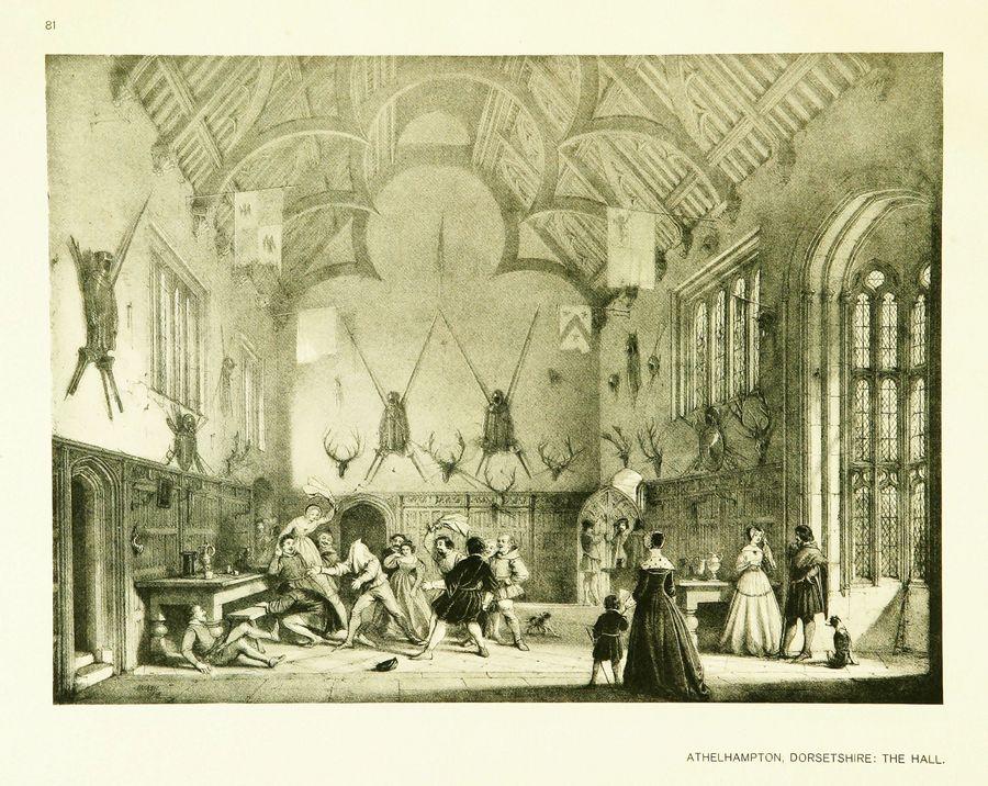 Joseph Nash. The mansions of England in the olden time : New Edition. — New York, 1912