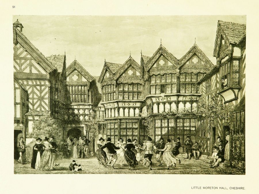 Joseph Nash. The mansions of England in the olden time : New Edition. — New York, 1912