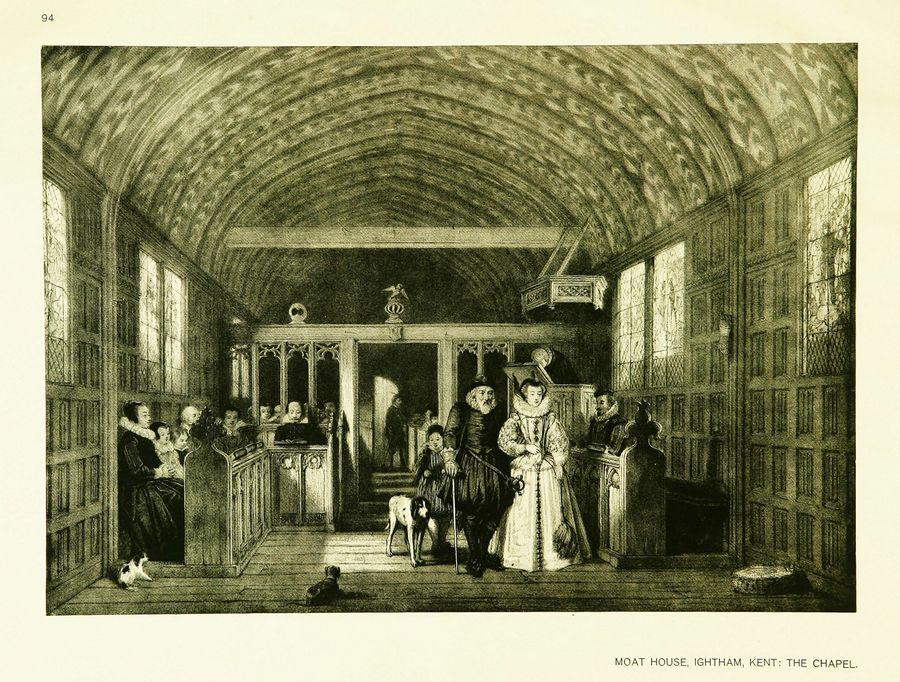 Joseph Nash. The mansions of England in the olden time : New Edition. — New York, 1912