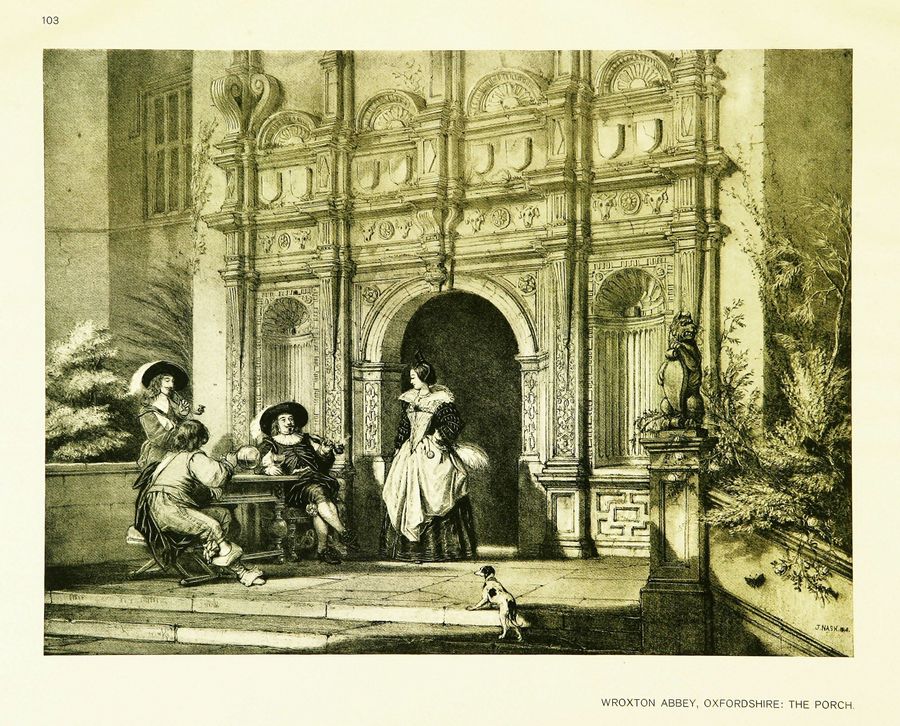 Joseph Nash. The mansions of England in the olden time : New Edition. — New York, 1912