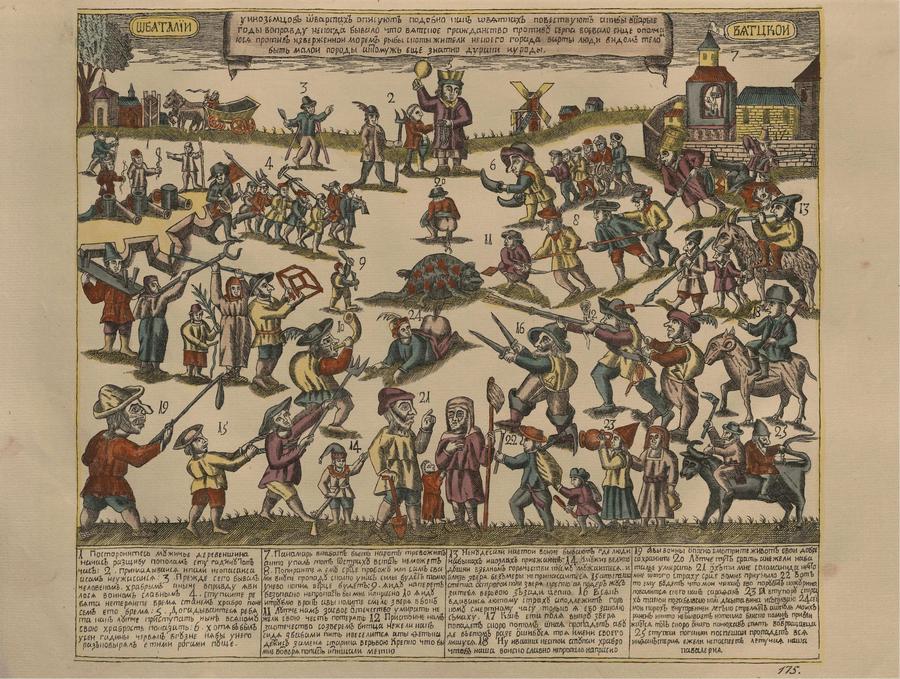 Русские народные картинки : Атлас : Том I. 173—284 / Собрал и описал Д. А. Ровинский. — С.-Петербург : Экспедиция заготовления государственных бумаг, 1881