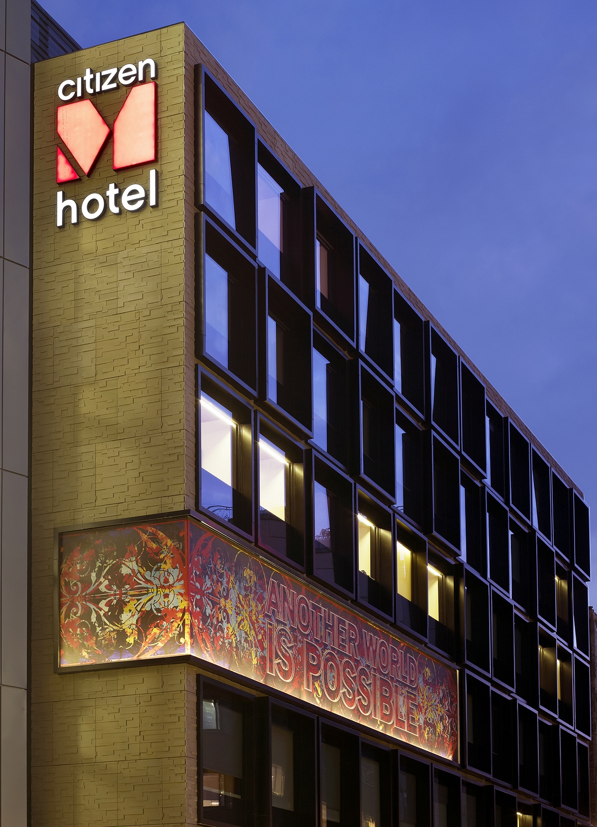 Первое место в категории «Отели и отдых». Отель CitizenM Bankside, построенный по проекту компании Concrete Architectural Associates для голландской фирмы сitizenM, находится в Лондоне.