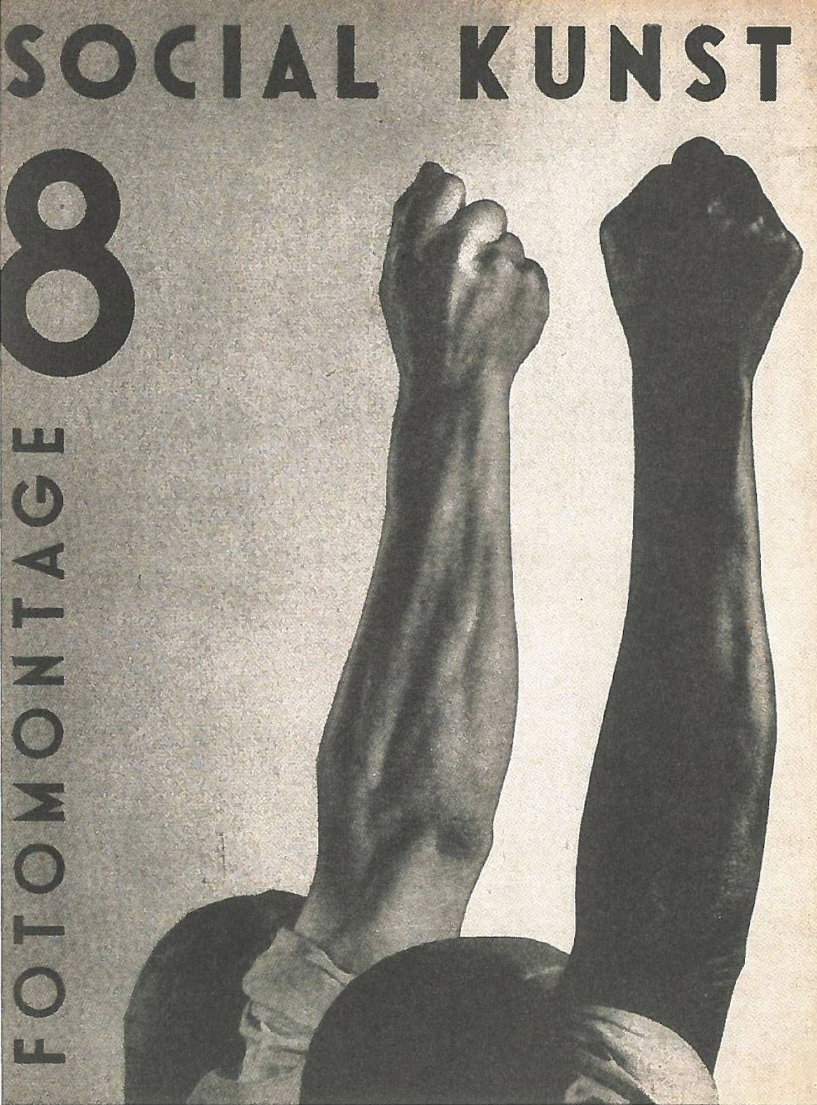 Черные и белые рабочие в борьбе объединены... Фотомонтаж к журналу „AIZ“, 1931 г. Худ. Гартфильд