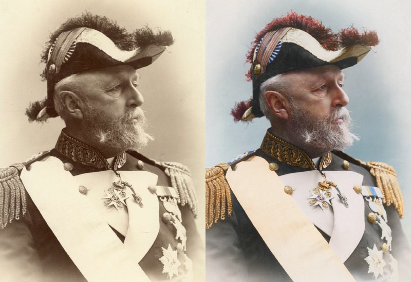 Оскар ІІ, король Швеции и Норвегии. 1880