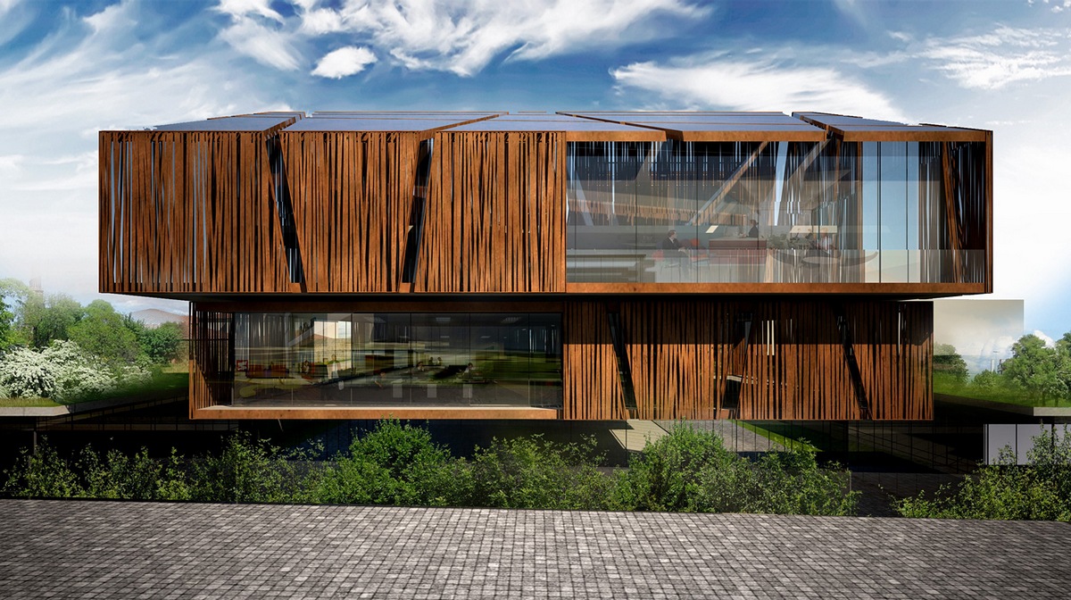 Первое место в категории «Будущий проект офиса». Штаб-квартира компании Selcuk Ecza в Турции. Бюра Tabbanlioglu Architects.