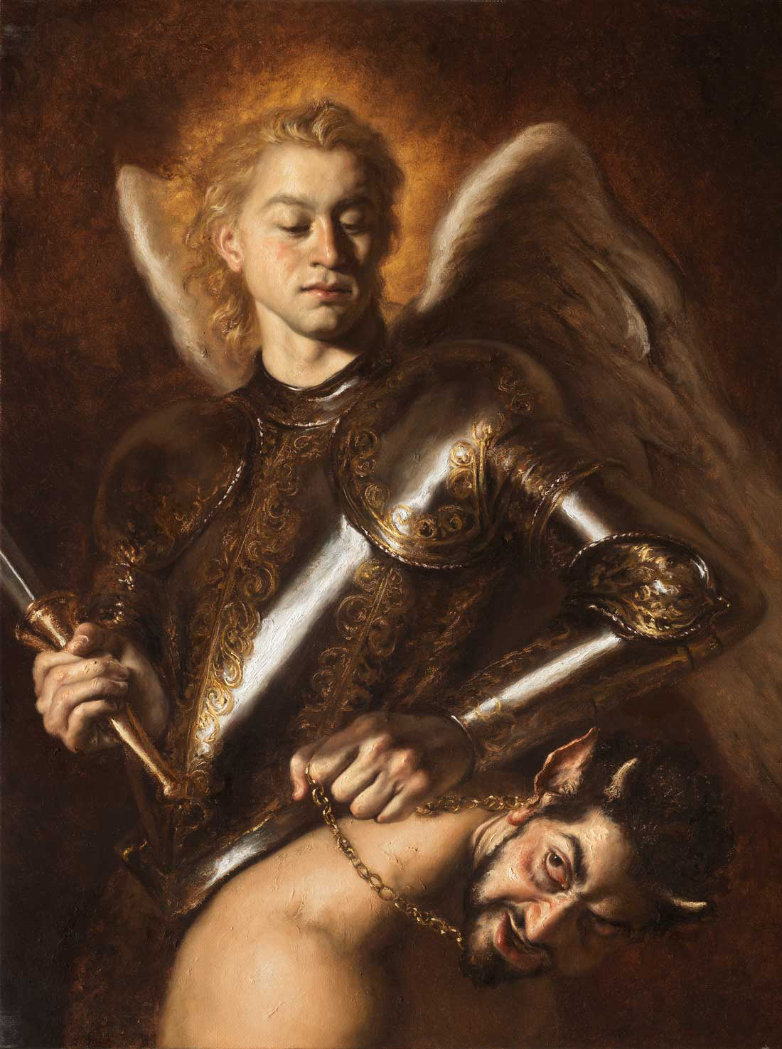 San Michele Arcangelo sconfigge il demonio