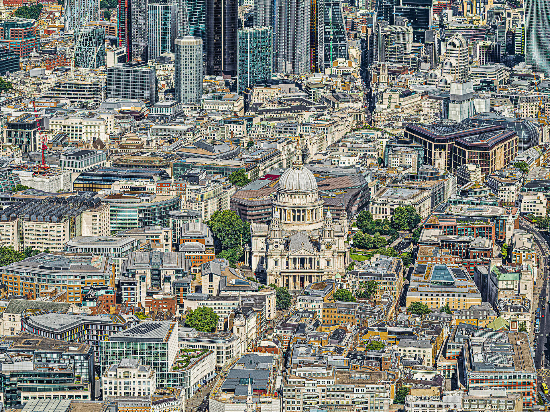 © Bernhard Lang. Aerial Views: London. 2019. LONDON-CITY