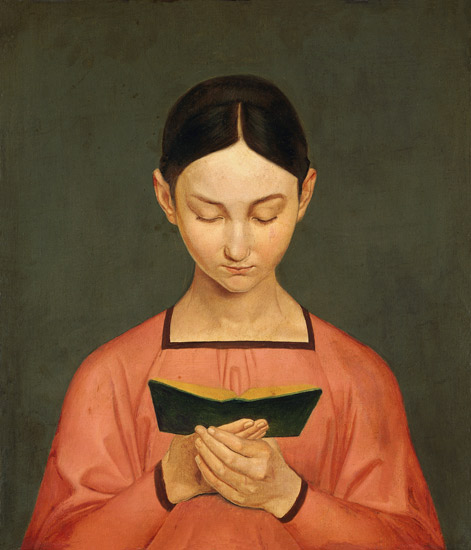 Reading Girl (1828) — Gustav Hennig